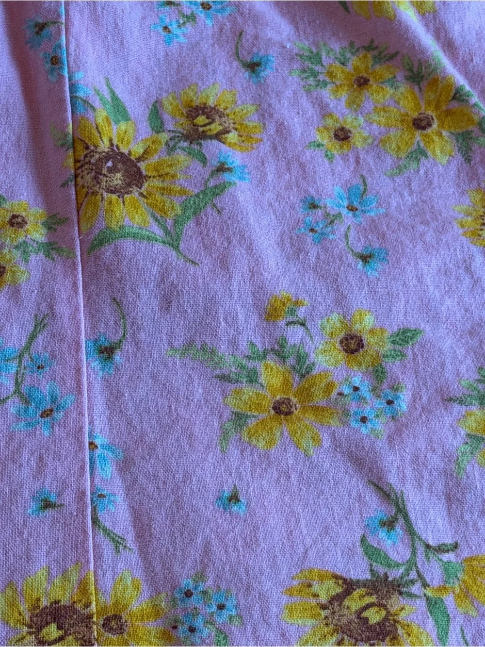 Old Navy Pink Floral Sundress with Yellow Flower Print